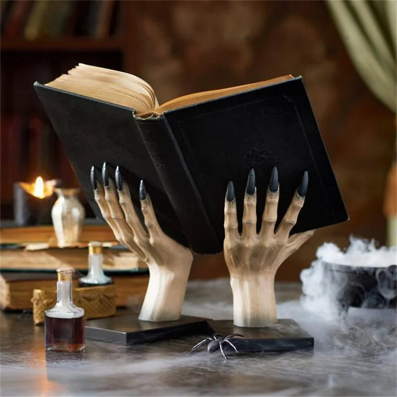 Witch Book Stand Halloween Decoration